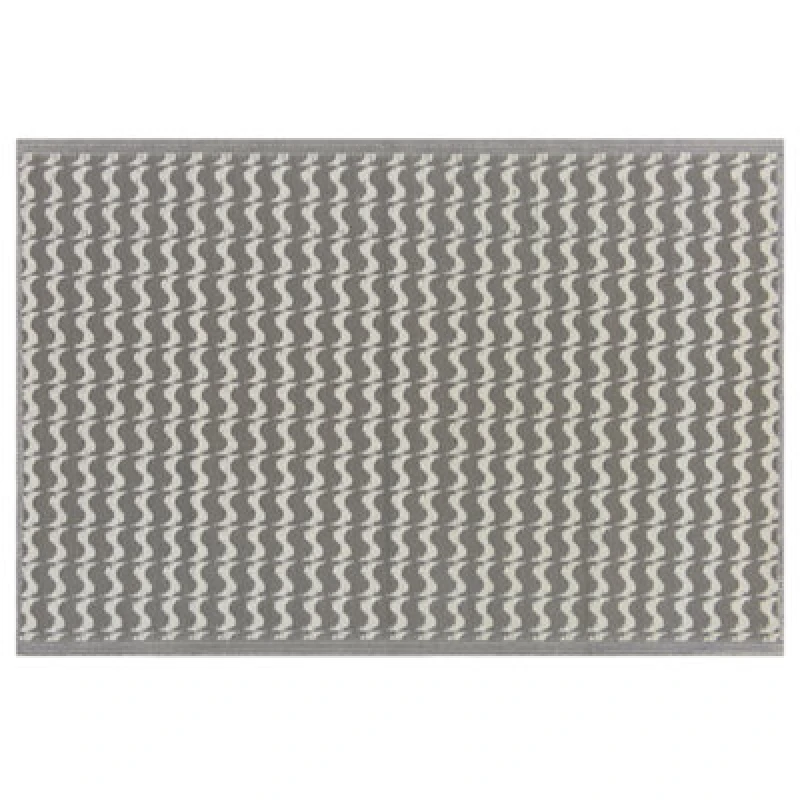 Image of Beliani Outdoor Rug Tumkur Grey 120 X 180 Cm