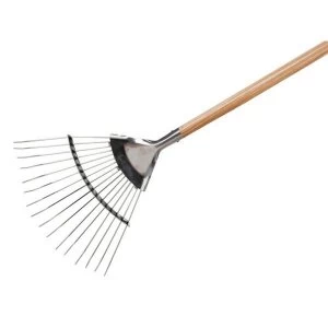 Image of Kent & Stowe Stainless Steel Garden Life Lawn & Leaf Rake, FSC