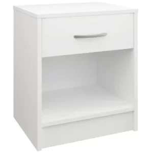 Image of Bedside Table White 50x40x35cm