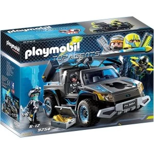Image of Playmobil Top Agents Dr. Drone's Pickup with Firing Weapons