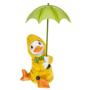 Image of Puddle Duck Yellow Coat Brolly Ornament