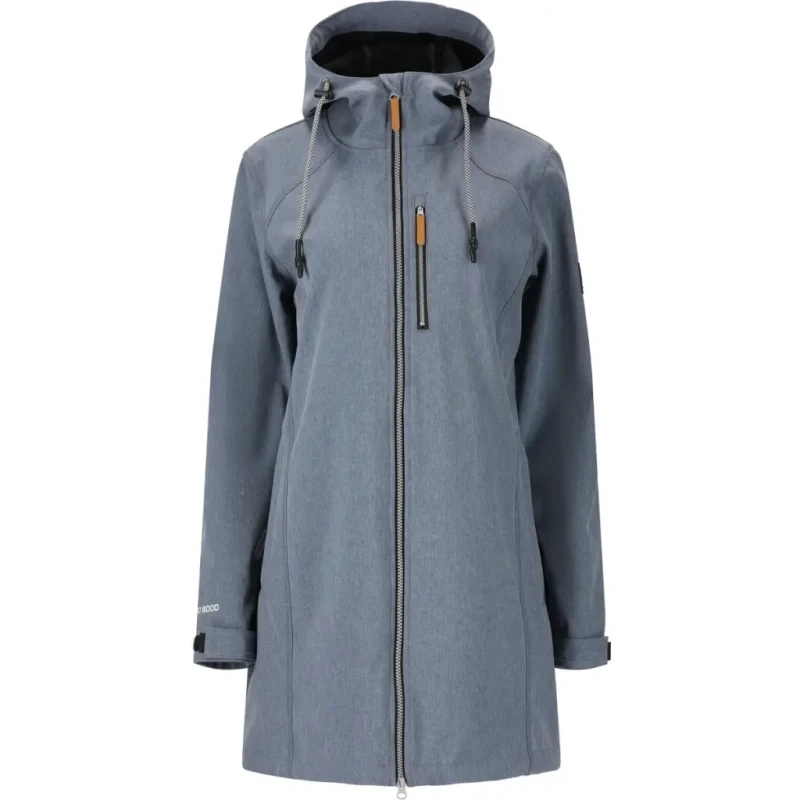 Image of Womens softshell waterproof jacket Whistler Thora Bleu Female 40