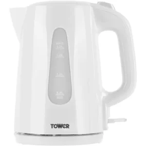 Image of Tower T10014W Elements Jug Kettle 3kw 1.7L White UK Plug