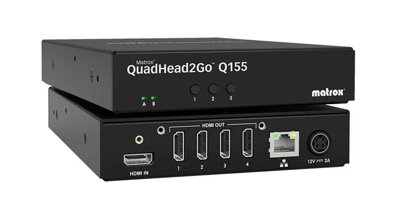 Image of Matrox QuadHead2Go Q155 Multi-Monitor Controller Appliance / Q2G-H4K2