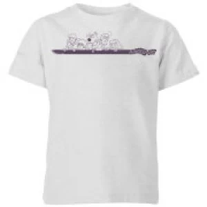 Image of Scooby Doo Those Meddling Kids Retro Kids T-Shirt - Grey - 5-6 Years