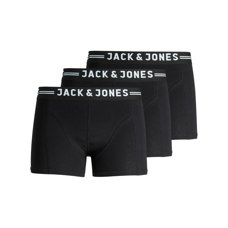 Image of Jack & Jones SENSE TRUNKS 3-PACK Boxers Black XXL Men