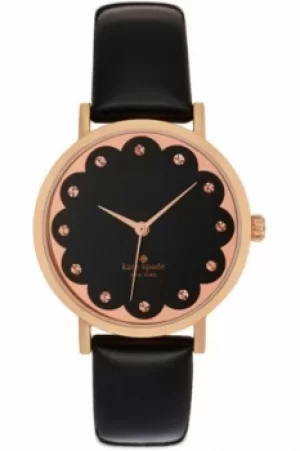 Image of Ladies Kate Spade New York Metro Scalloped Dial Watch 1YRU0583