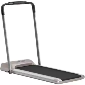 Image of HOMCOM Folding Treadmill, 1-10km/h Electric Running Machine w/ LCD Monitor - Black