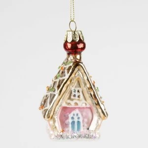 Image of Sass & Belle Princess Gingerbread House Shaped Bauble