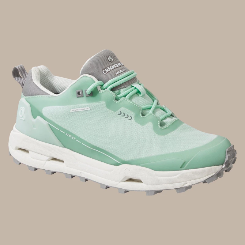 Image of Craghoppers Womens Adflex Low Rugged Hiker Boots PoolsG/White female 7 (41)