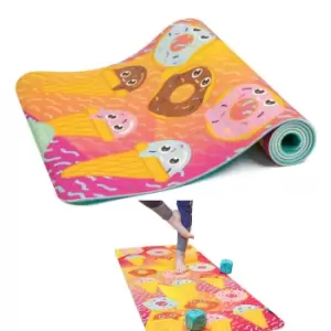 Image of Kid's Printed Yoga Mat - Sweet Tooth