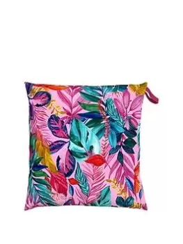 Image of Furn Psychedelic Jungle Water And Uv Resistant Outdoor Floor Cushion