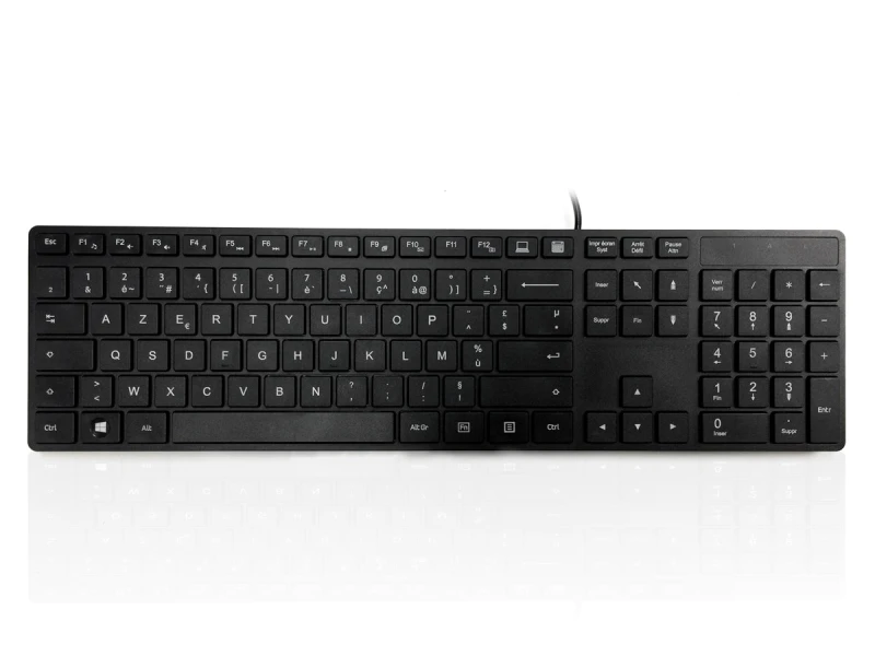 Image of Accuratus KYBAC301-UBLK-FR keyboard USB AZERTY French Black
