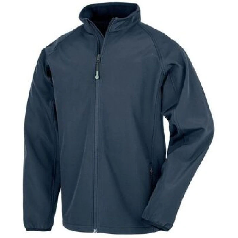 Image of Result Result Men Softshell Printable Jacket in Blue Size: Small Blue S Male 5063238718562