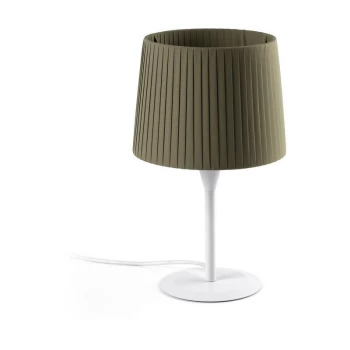 Image of Faro SAMBA - Table Lamp Round Tapered Green, E27