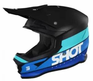 Image of SHOT Furious Story Blue Matt Offroad Helmet S