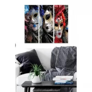 Image of MDF2998742 Multicolor Decorative MDF Painting (3 Pieces)