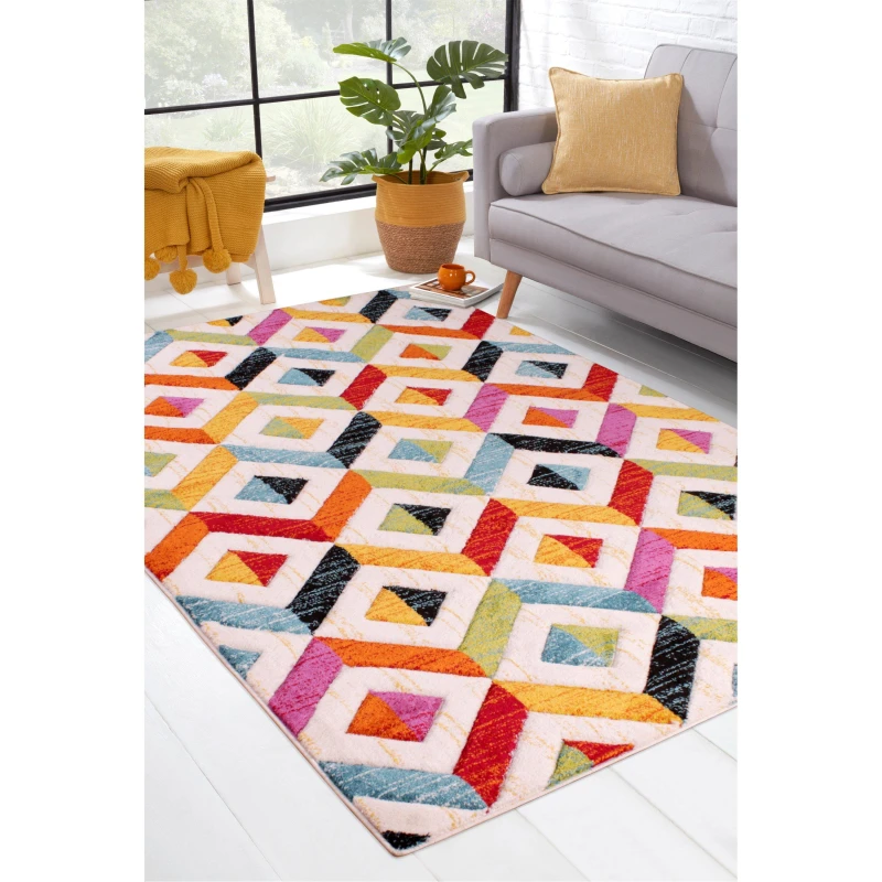 Image of Ultimate Rug SPECTRA CARVED SARASOTA MULTI Multi 80/150cm