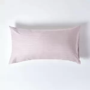 Image of Dusky Pink Violet Egyptian Cotton Ultrasoft Housewife Pillowcase 330 Thread Count, KingSize - Dusky Pink Violet - Dusky Pink Violet - Homescapes