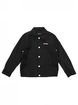 Image of Diesel Boys Logo Back Lightweight Jacket