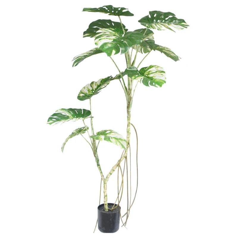 Image of N/A 180cm Variegated Monstera Realistic Artificial Tree