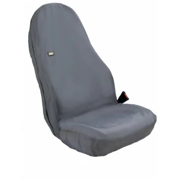 Image of HDD Universal Winged Front Black Seat Cover - 80 X 70CM