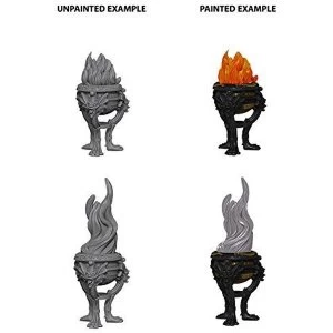 Image of Pathfinder Deep Cuts Unpainted Miniatures Braziers