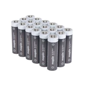 Image of Maplin Extra Long Life High Performance Alkaline AA Batteries Box of 18