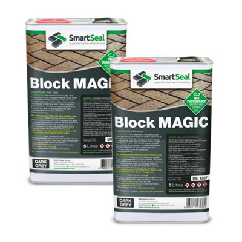 Image of Smartseal Block Magic, Dark Grey (2 X 5L) - Block Paving Sealer - Superior To Concrete Paint 5.061E+12