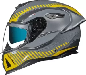 Image of Nexx SX.100R Skidder, grey-yellow Size M grey-yellow, Size M