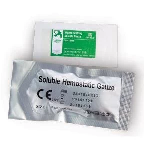 Image of Cut Eeze Haemostatic Soluble Dressing Gauze 5x5cm Ref CM0569 Up to 3