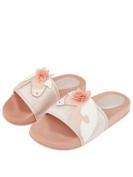 Image of Monsoon Girls Beautiful Unicorn Slider - Multi, Size 2 Older