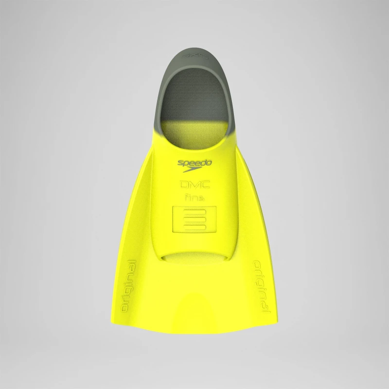 Image of Speedo Adults Swimming Fins Yellow/Olive unisex Small