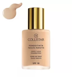 Image of Collistar Fondotinta Tenuta Perfetta Spf 10 01 Nudo 30ml