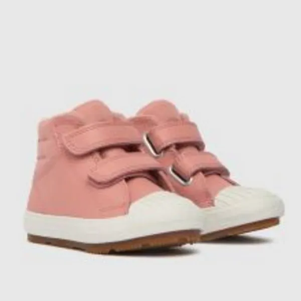 Image of Converse pale pink all star berkshire 2v Girls Toddler trainers Pale Pink UK 3