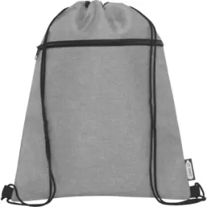 Image of Bullet Ross Recycled Drawstring Bag (One Size) (Grey Heather)