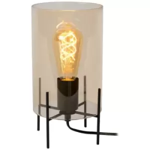 Image of Lucide steffie - Table Lamp - Ø15cm - 1xE27 - Amber