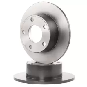 Image of BREMBO Brake disc VW,AUDI,SKODA 08.5743.11 4A0615301A,4A0615601A,4A0615601A Brake rotor,Brake discs,Brake rotors 4A0615601A,8E0615601,JZW615601C