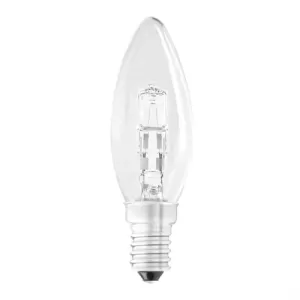 Image of Status Halogen Edison Screw Candle Bulb 4 Pack - 42W