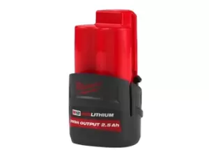 Image of Milwaukee M12HB2.5 12V 2.5Ah M12 High Output Battery