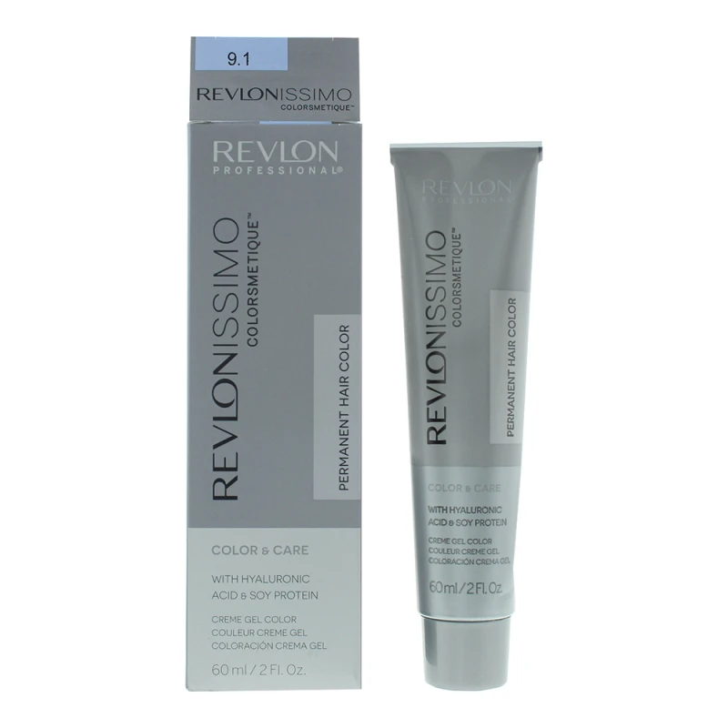 Image of Revlon Revlonissimo Colorsmetique 9.1 Very Light Ash Blonde Hair Colour 60ml