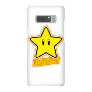 Image of Nintendo Super Mario Invincible Phone Case - Samsung Note 8 - Snap Case - Matte