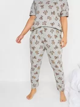 Image of Yours Teddy Tapered Pant - Grey, Size 14-16, Women