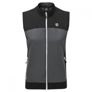 Image of Dare 2B Black 'Duplicity' Stretch Light Windproof Softshell Vests - 10