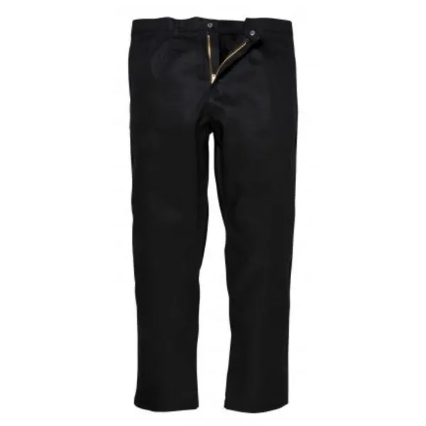 Image of Biz Weld Mens Flame Resistant Trousers BZ30BKRXXXL Colour: Black