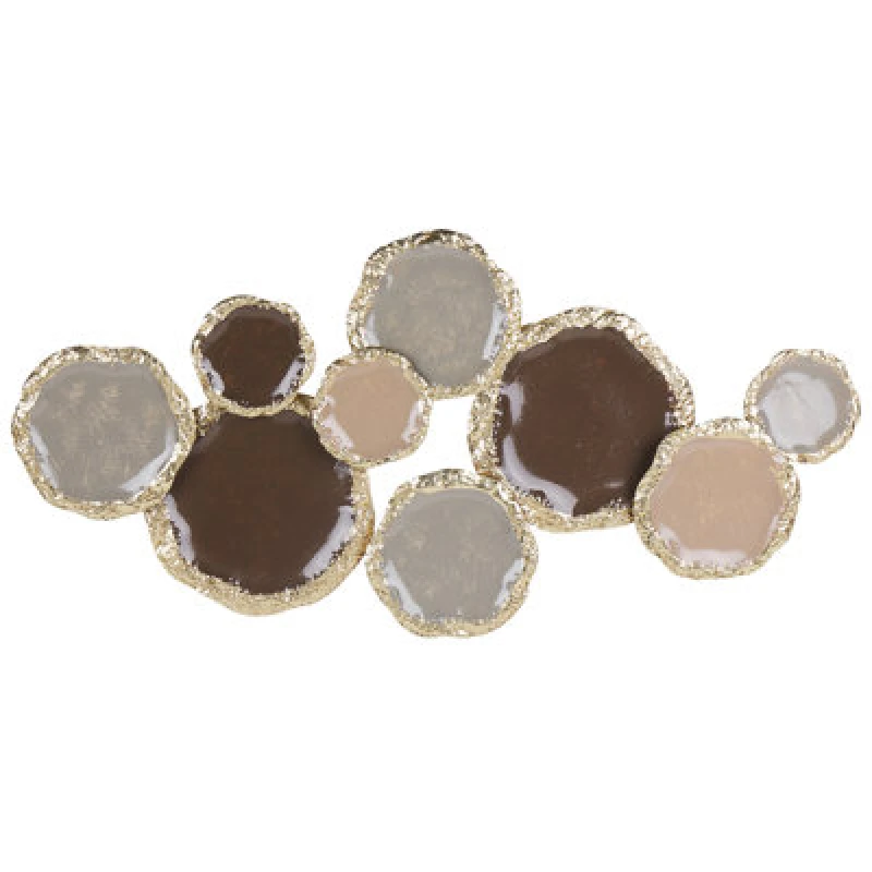 Image of Beliani Wall Decor Argon Metal 57cm Multicolour