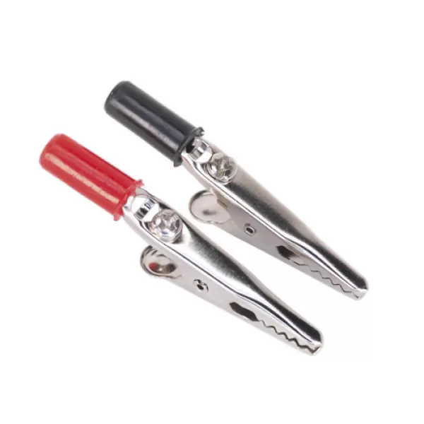 Image of Sealey CROCSM Crocodile Clip Small Pack of 12 (6 Pairs)