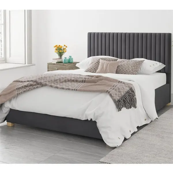 Image of Aspire Grant Ottoman Storage Bed Single Grey 40741202010