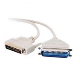Image of C2G 2m DB25 Male to Centronics 36 Male Parallel Printer Cable