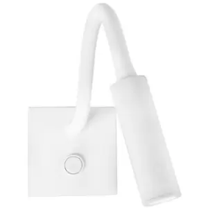 Image of Buckeye Reading Light Satin Nickel Aluminium LED 3W 3200K - Merano